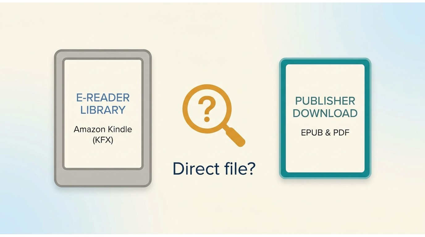Amazon Kindle purchase with official EPUB and PDF download options
