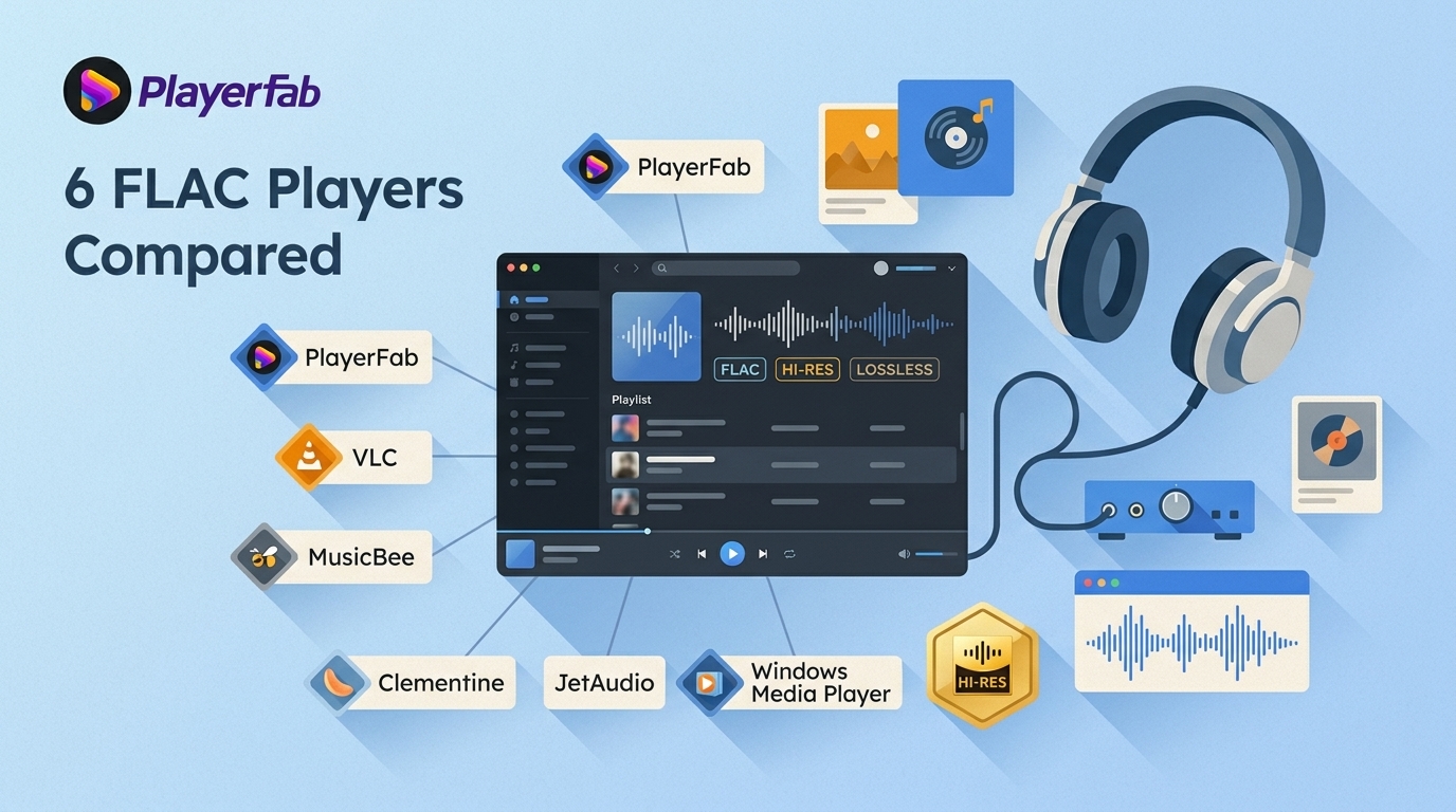 6 FLAC Players Compared in 2026: Free, Library, and Hi-Res Options