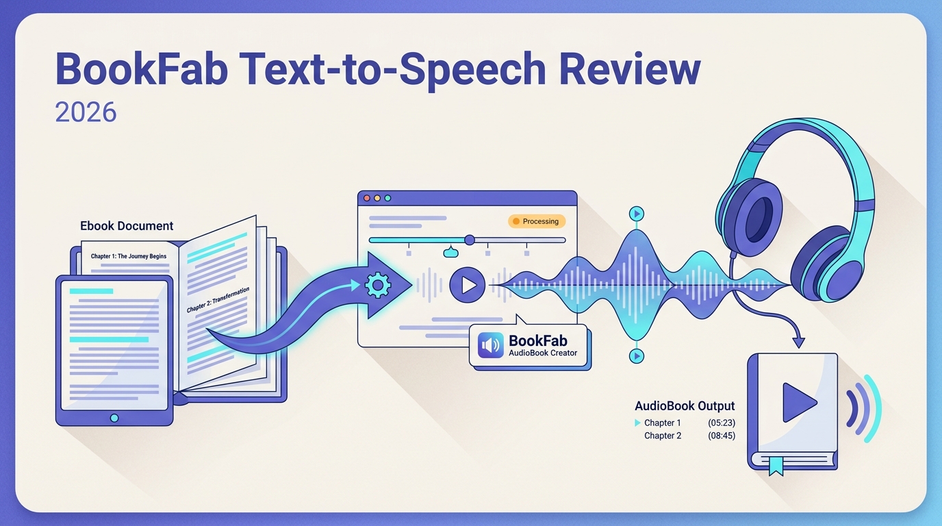 BookFab Text-to-Speech Review 2026: Worth It for Audiobooks?