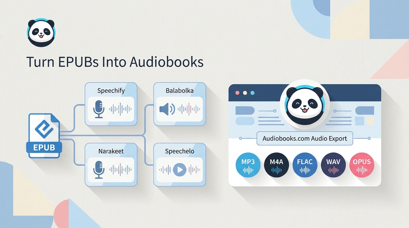 EPUB to Audiobook: 5 Tools for MP3, M4B, and Read-Aloud