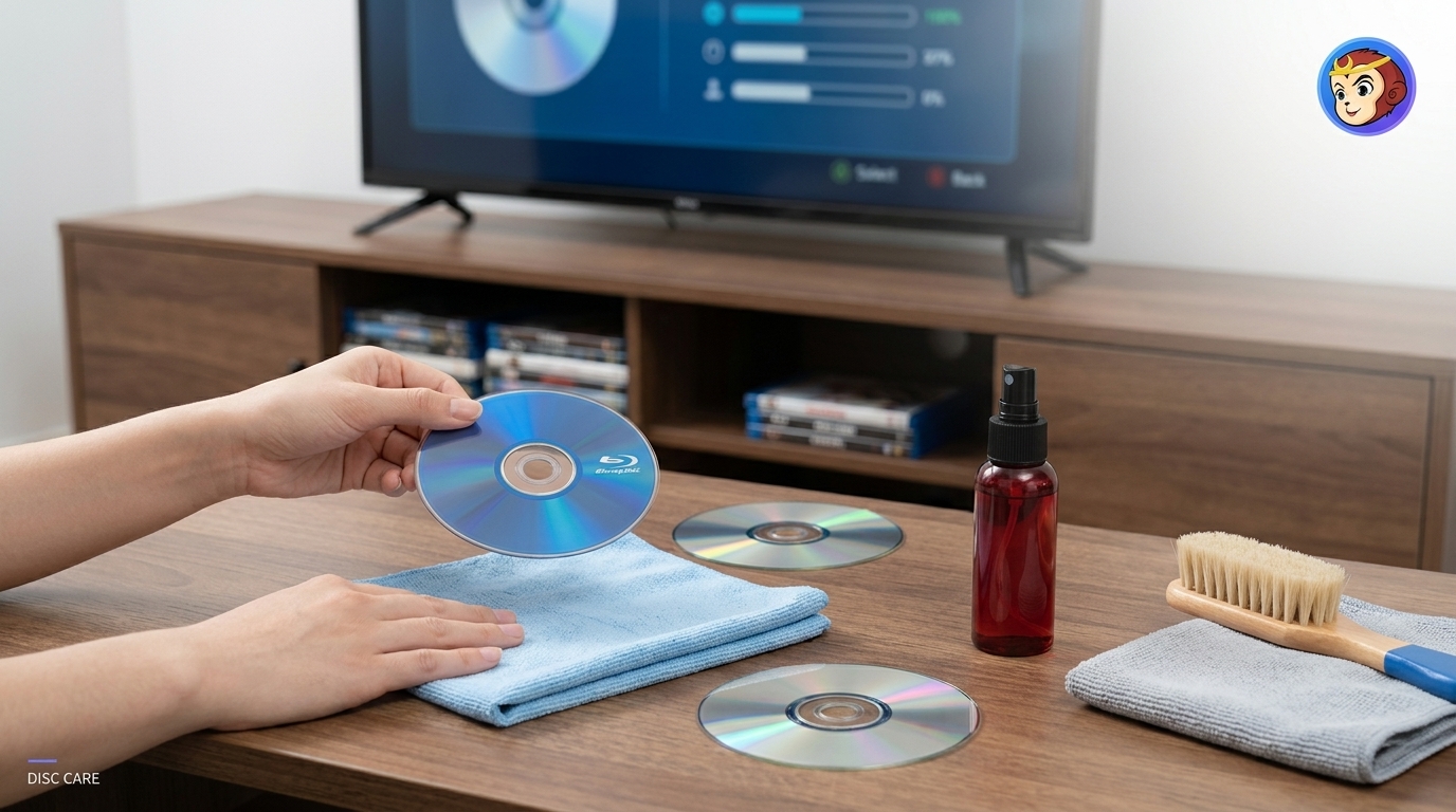 How to Clean DVD, CD, and Blu-ray Discs