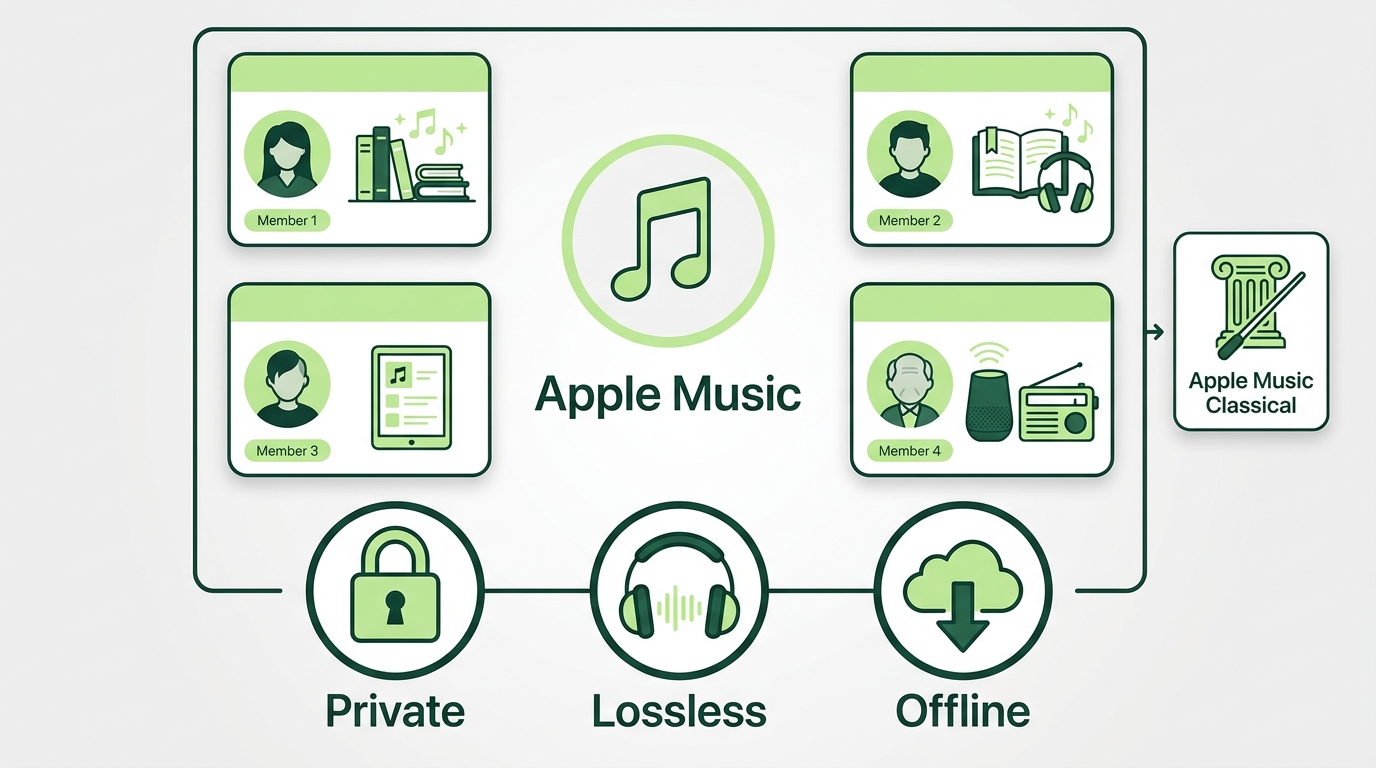 Apple Music Family Plan features remain private for each Apple Account