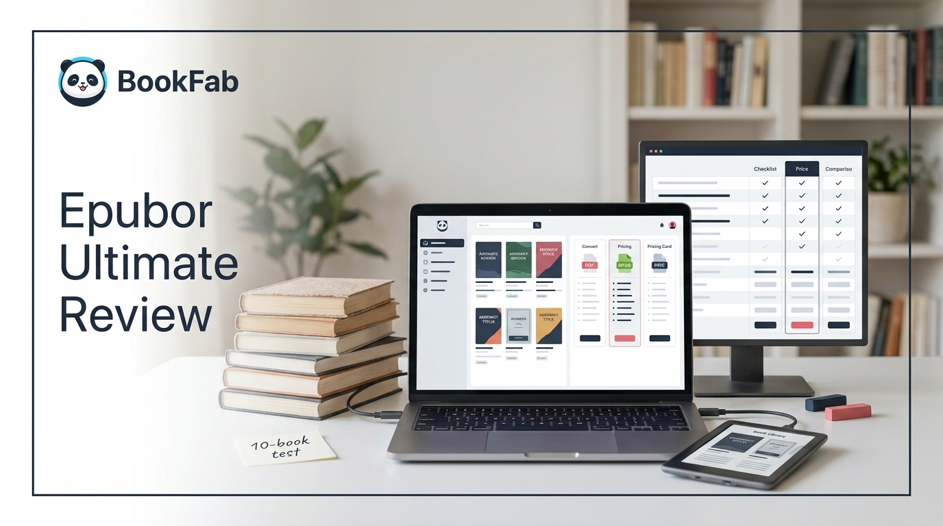 Epubor Ultimate Review 2026: Setup, Pricing, and 10-Book Test.