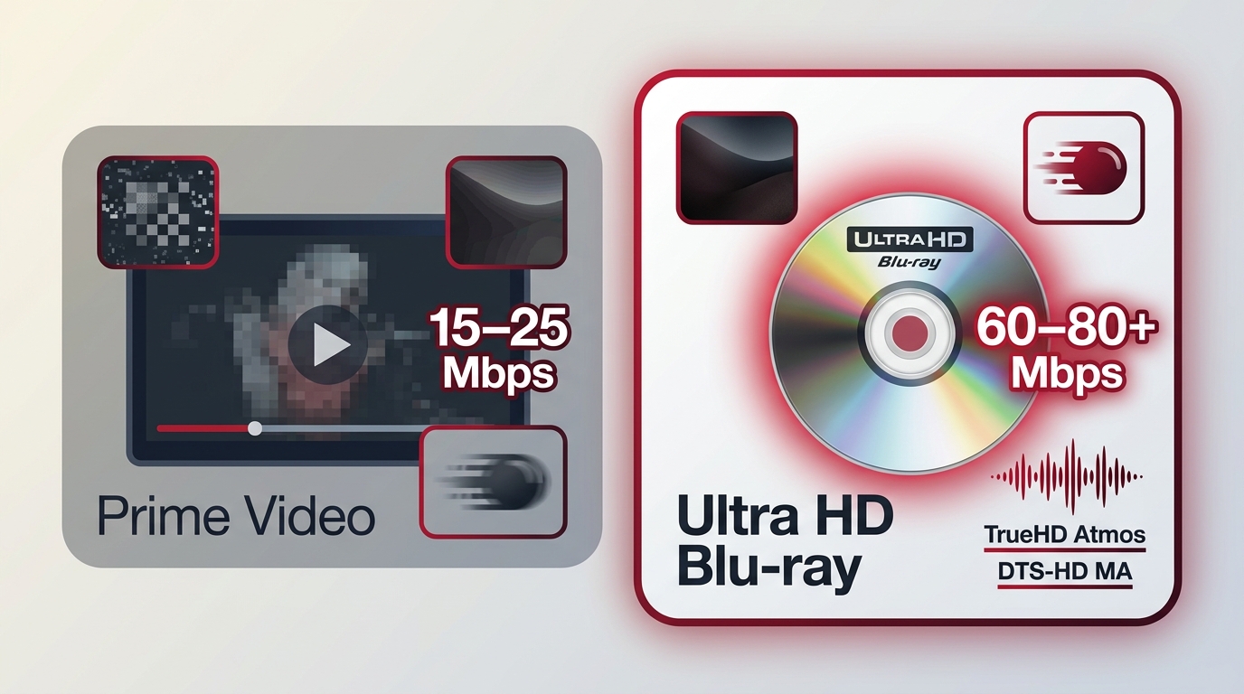 Prime Video 4K streaming compared with Ultra HD Blu-ray quality