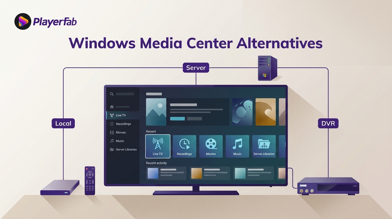 7 Windows Media Center Alternatives for Local, Server, and DVR Setups