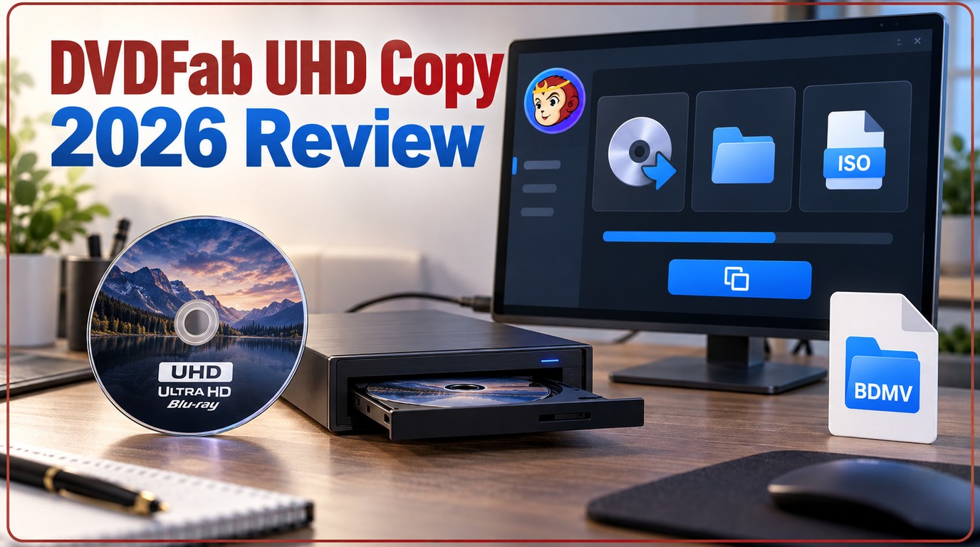 DVDFab UHD Copy Review 2026: 3 Modes, Drives, and Backup Steps