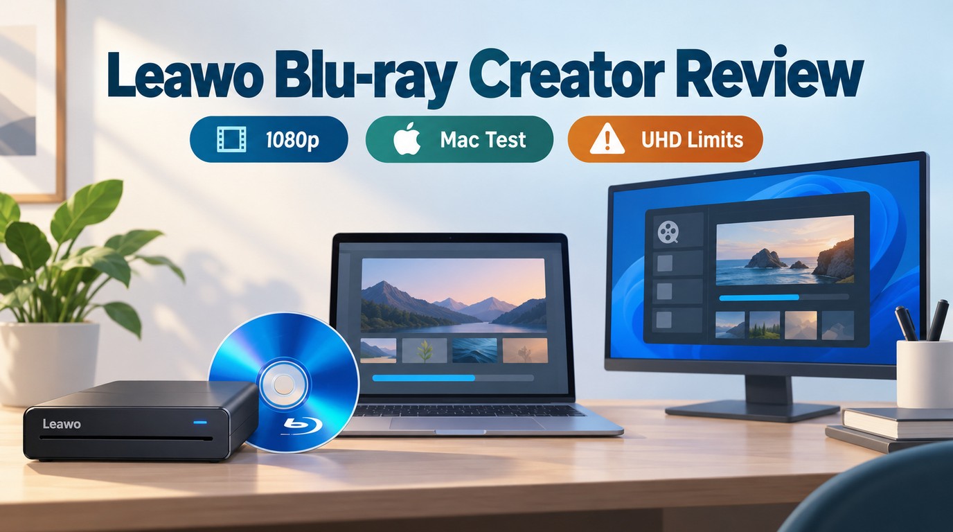 Leawo Blu-ray Creator Review 2026: Features, Test, Pros & Cons
