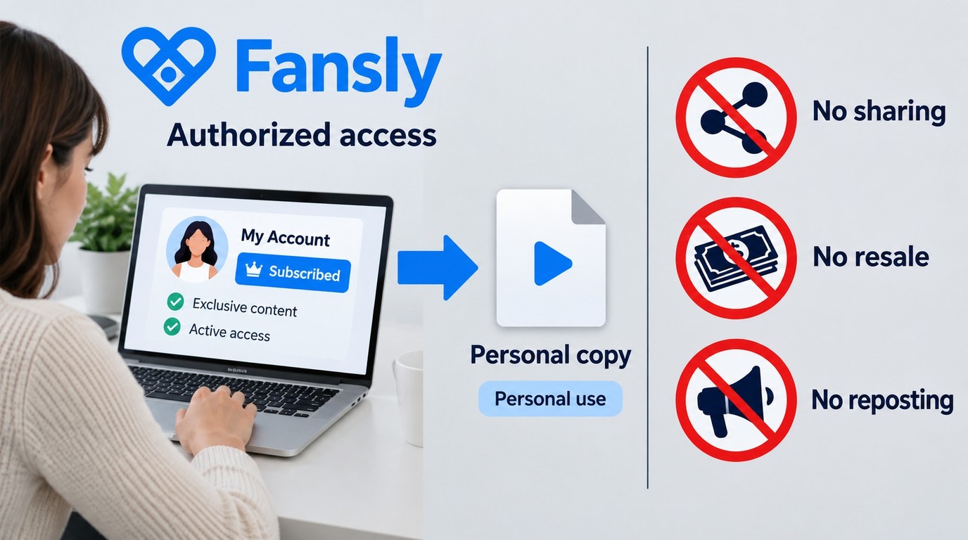 Authorized Fansly content saved for personal use, with sharing and resale prohibited.