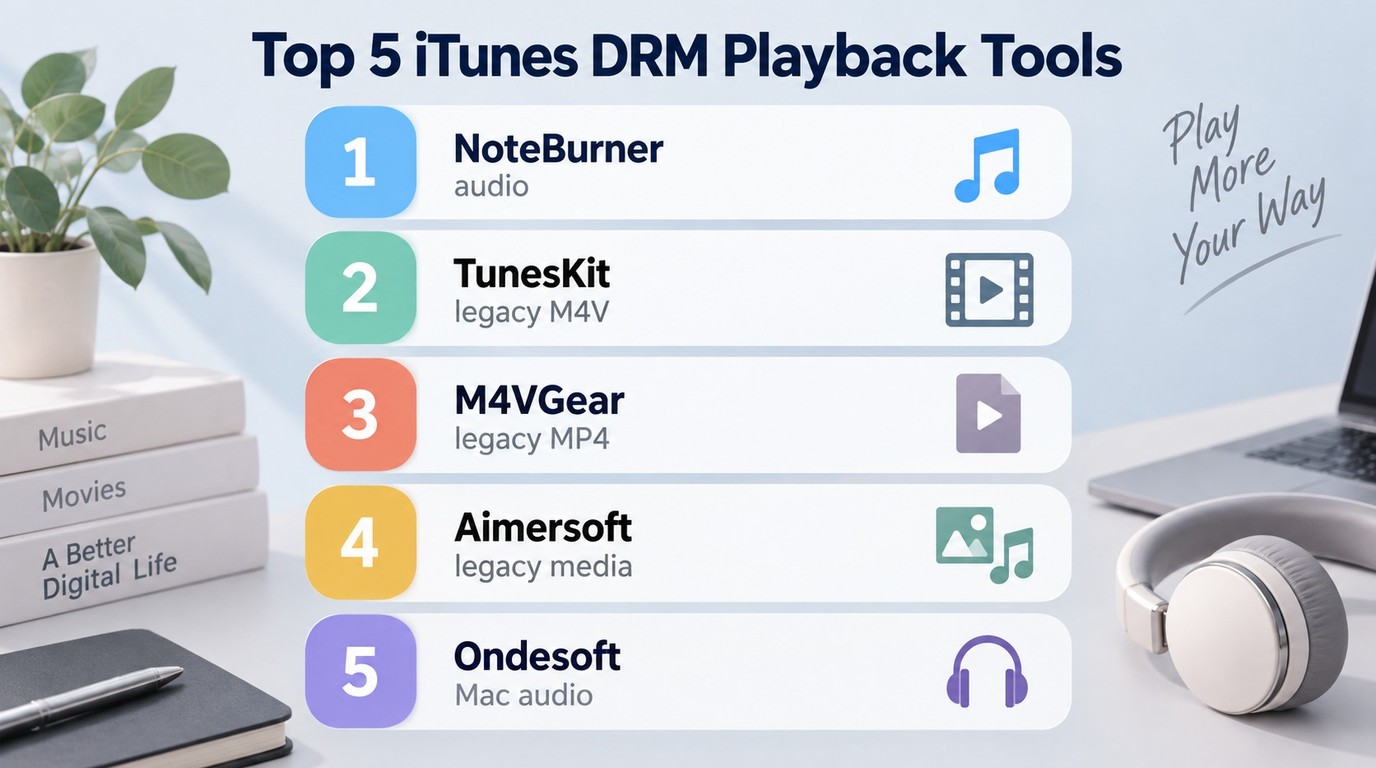 Top 5 iTunes DRM Playback Tools