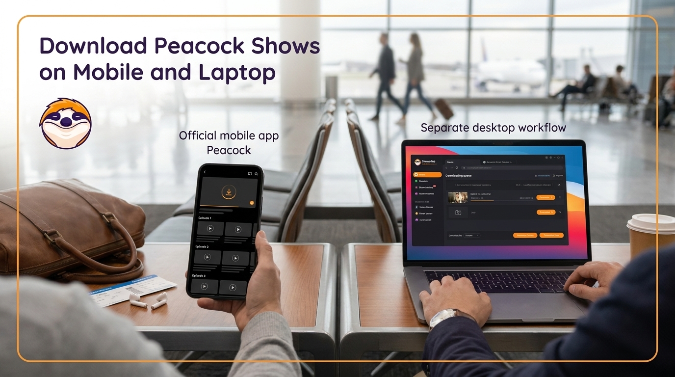 Download Shows & Episodes from Peacock on Mobile and Laptop