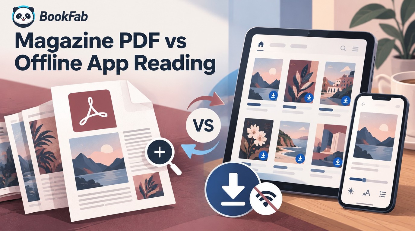 Magazine PDF Downloads: Files vs. Offline App Reading