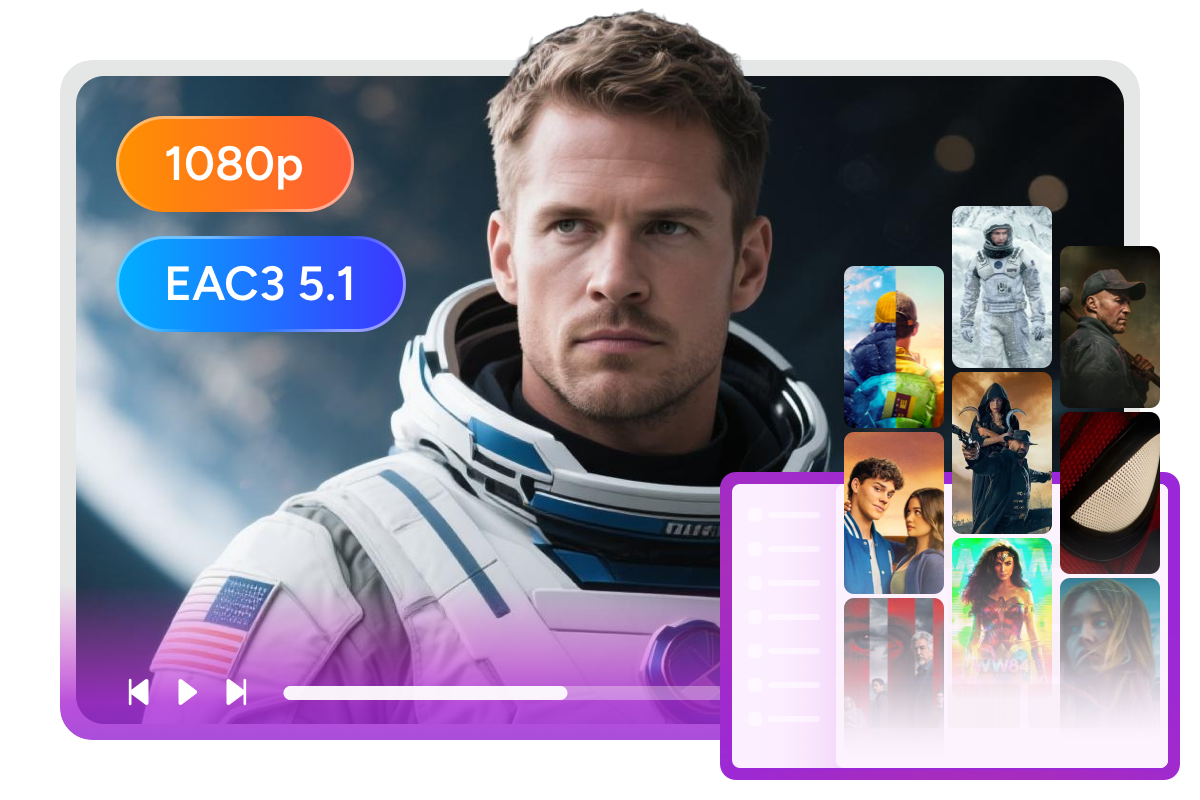 FHD 1080p and EAC3 Audio Playback
