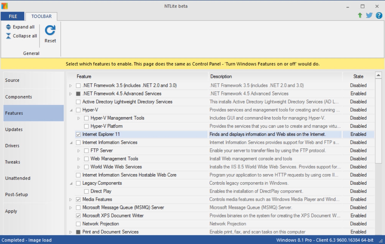 NTLite - Customize and Build Bootable Windows ISO Images