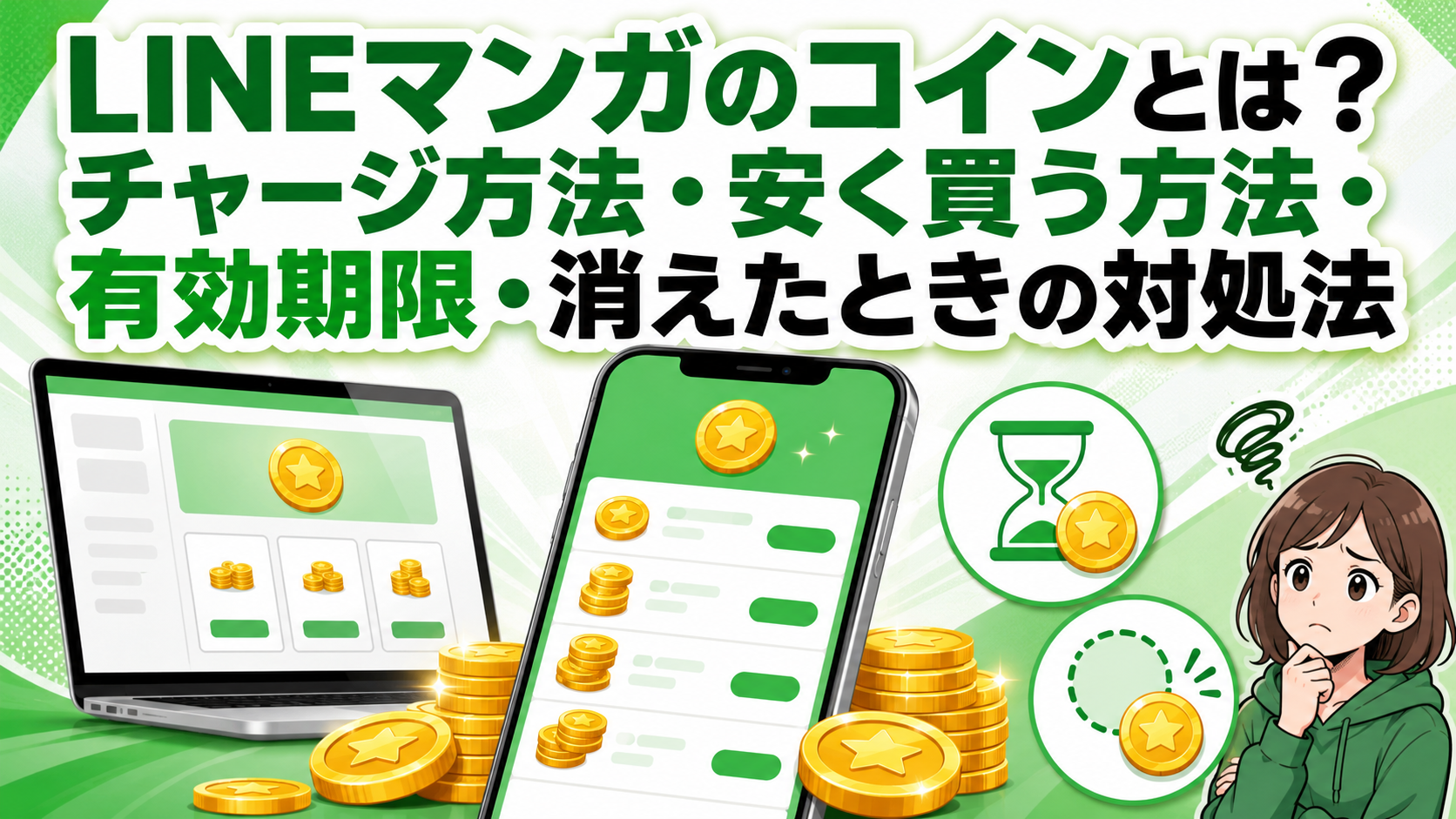 LINEマンガのコインとは?チャージ方法・安く買う方法・有効期限・消えたときの対処法