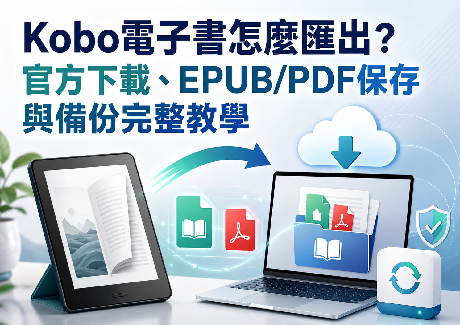 Kobo電子書怎麼匯出？官方下載、EPUB/PDF保存與備份完整教學