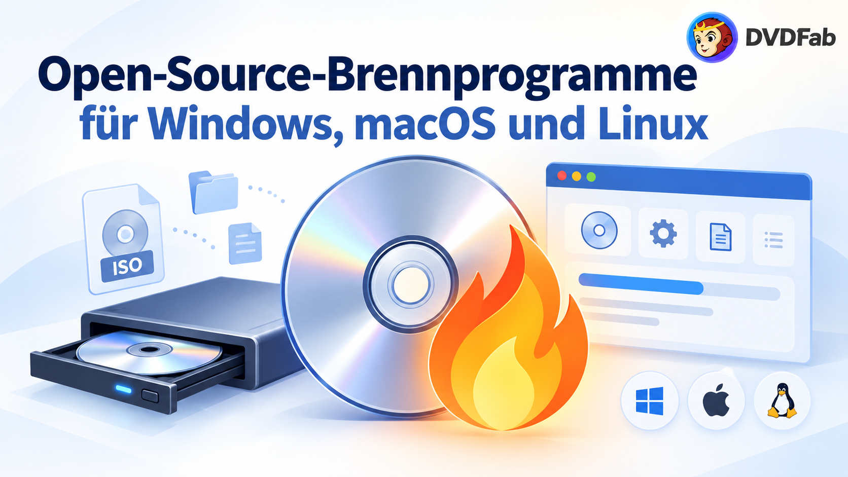 7 Open-Source-Brennprogramme für Windows, macOS und Linux im Check
