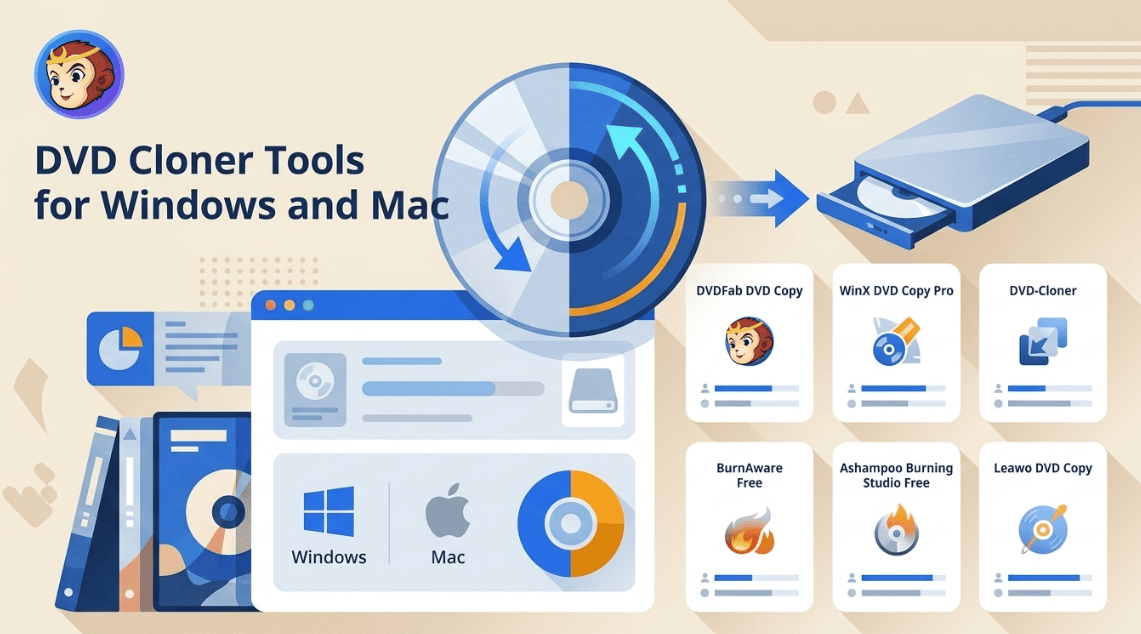 6 DVD Cloner Tools for Windows and Mac: 2026 Review