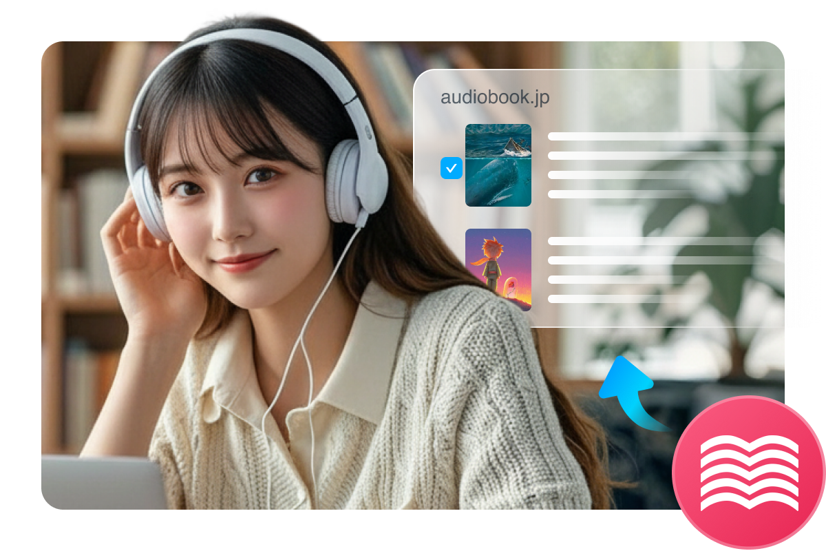 オーディオブック ダウンロード