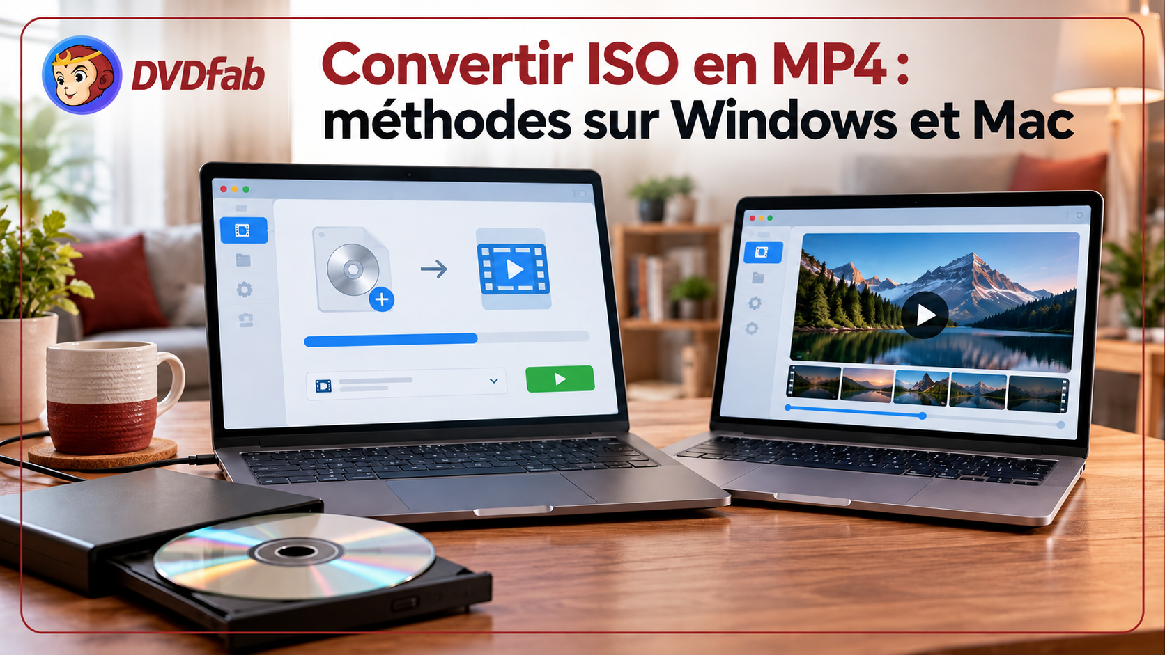 Les 6 meilleurs convertisseurs ISO en MP4 en 2026 : tests et guide