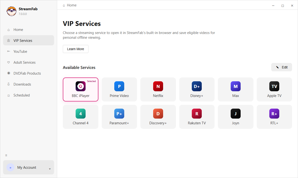 StreamFab BBC iPlayer Downloader auf einem Windows-10/11-PC herunterladen und installieren