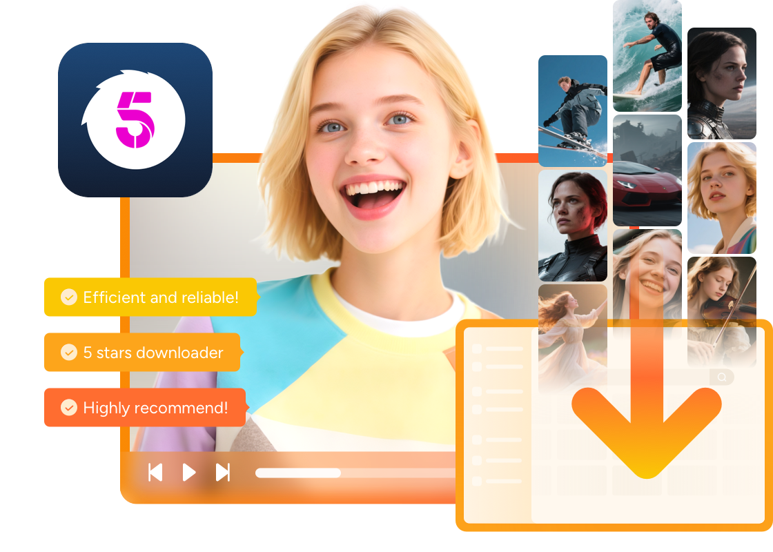 StreamFab Channel 5 Downloader banner
