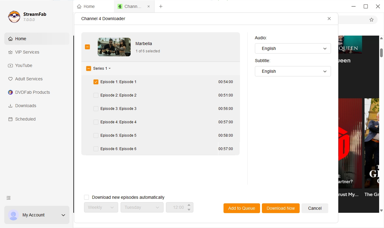 播放Channel 4視訊