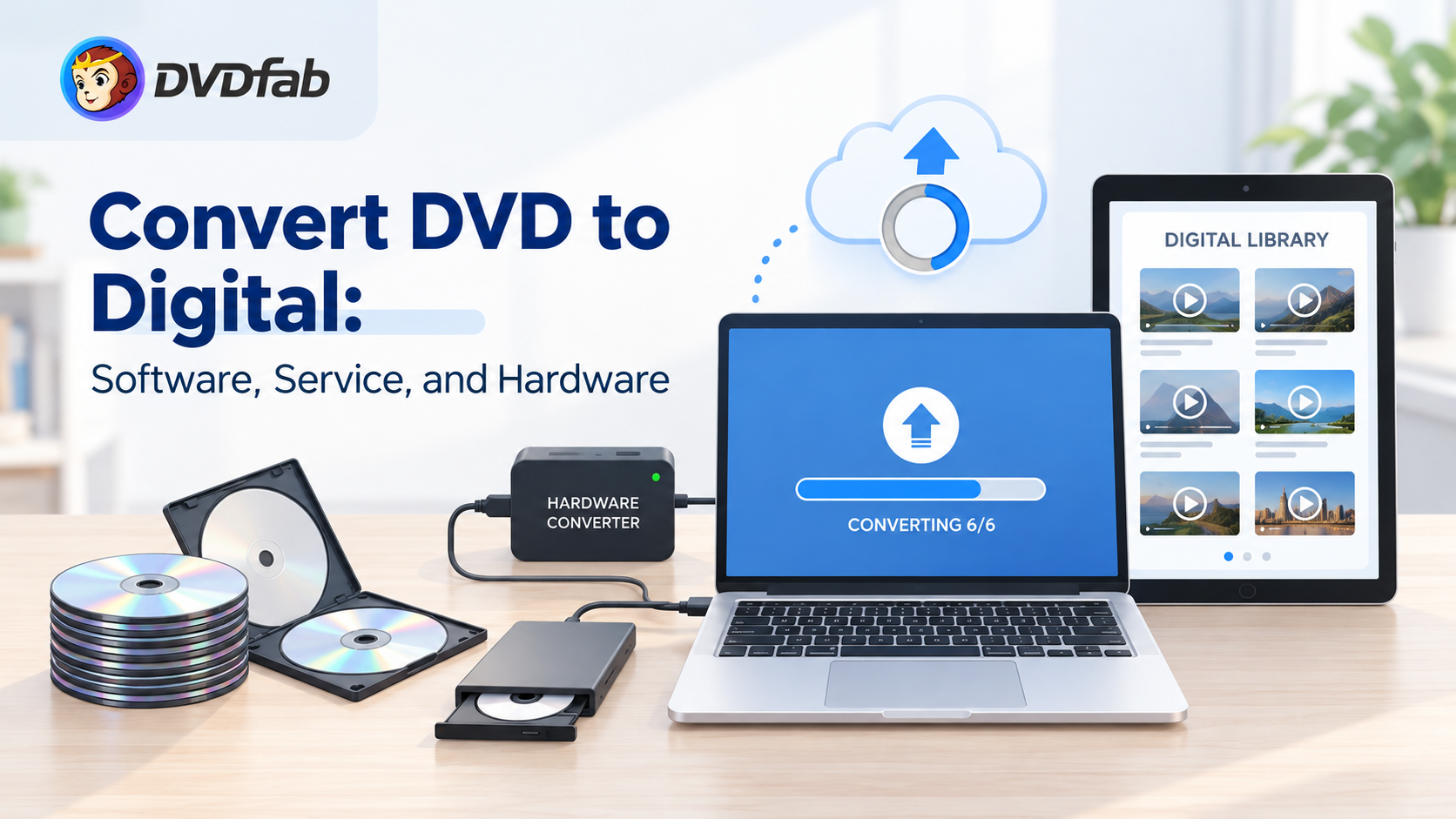 How to Convert DVD to Digital in 2026: 7 Software, Service & Hardware Methods