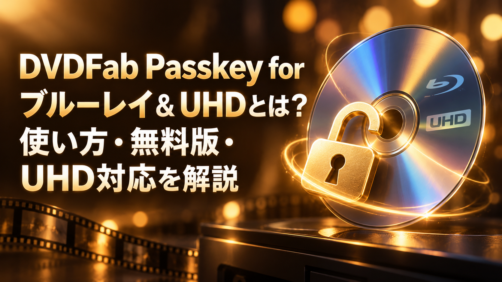 DVDFab Passkey for ブルーレイ & UHDとは?使い方・無料版・UHD対応を解説