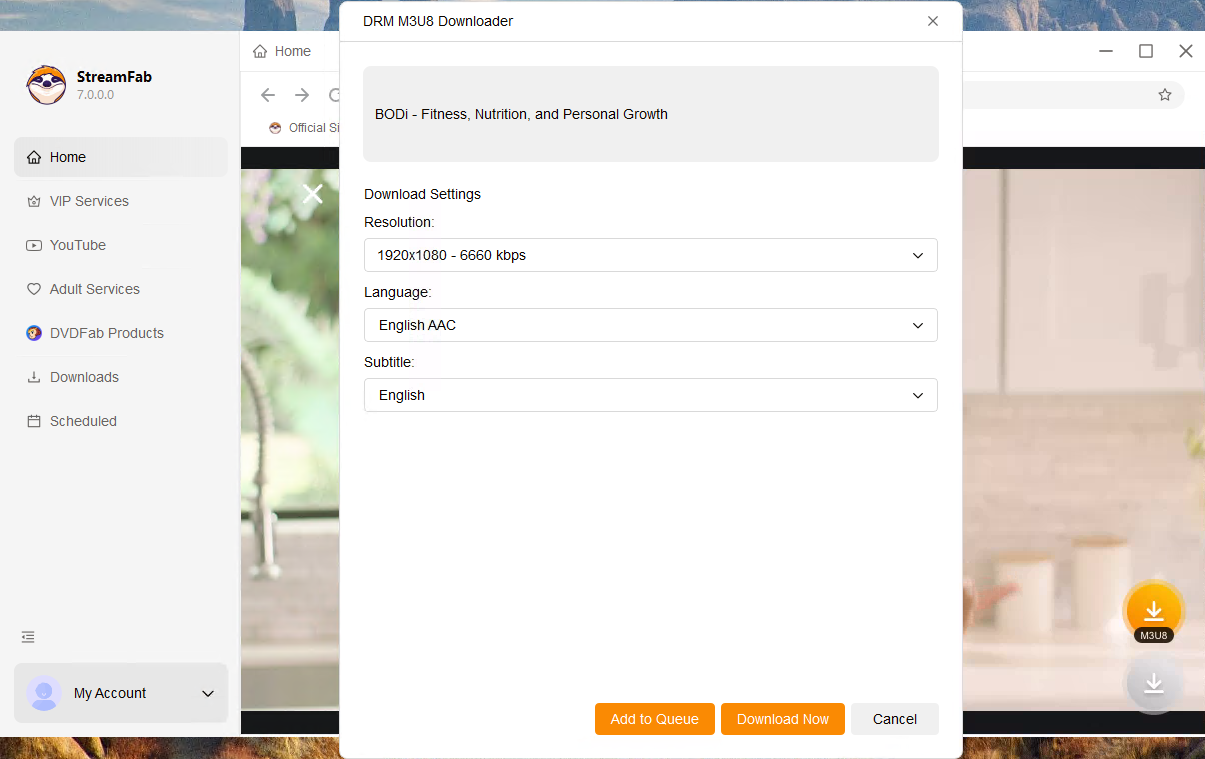 播放DRM M3U8視訊