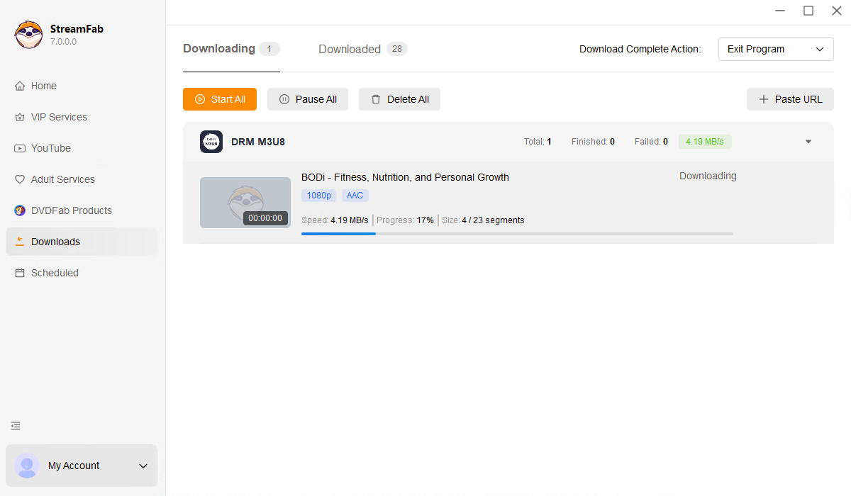 下載DRM M3U8視訊