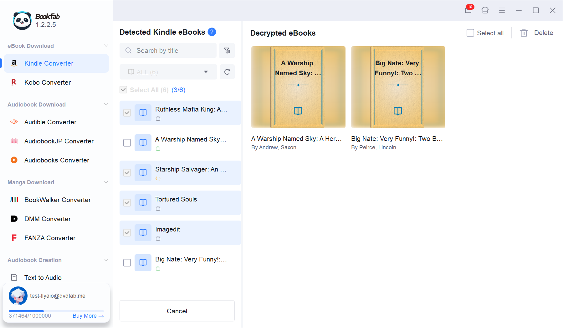 start to convert kindle to epub