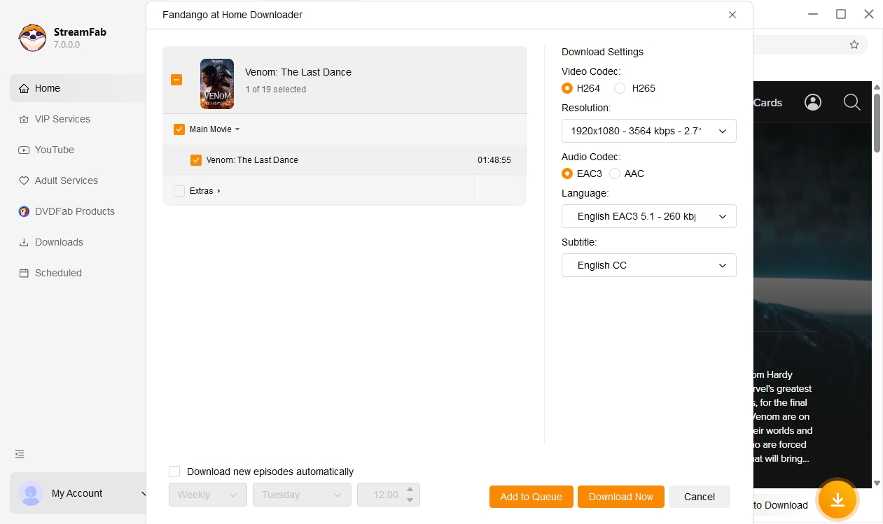 comment télécharger des films sur fandango