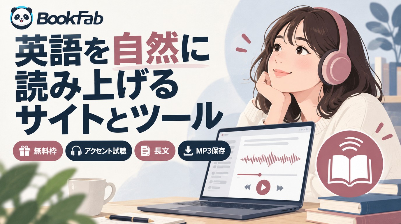 【2026年】英語読み上げおすすめ6選！無料・ネイティブ発音・MP3保存を比較