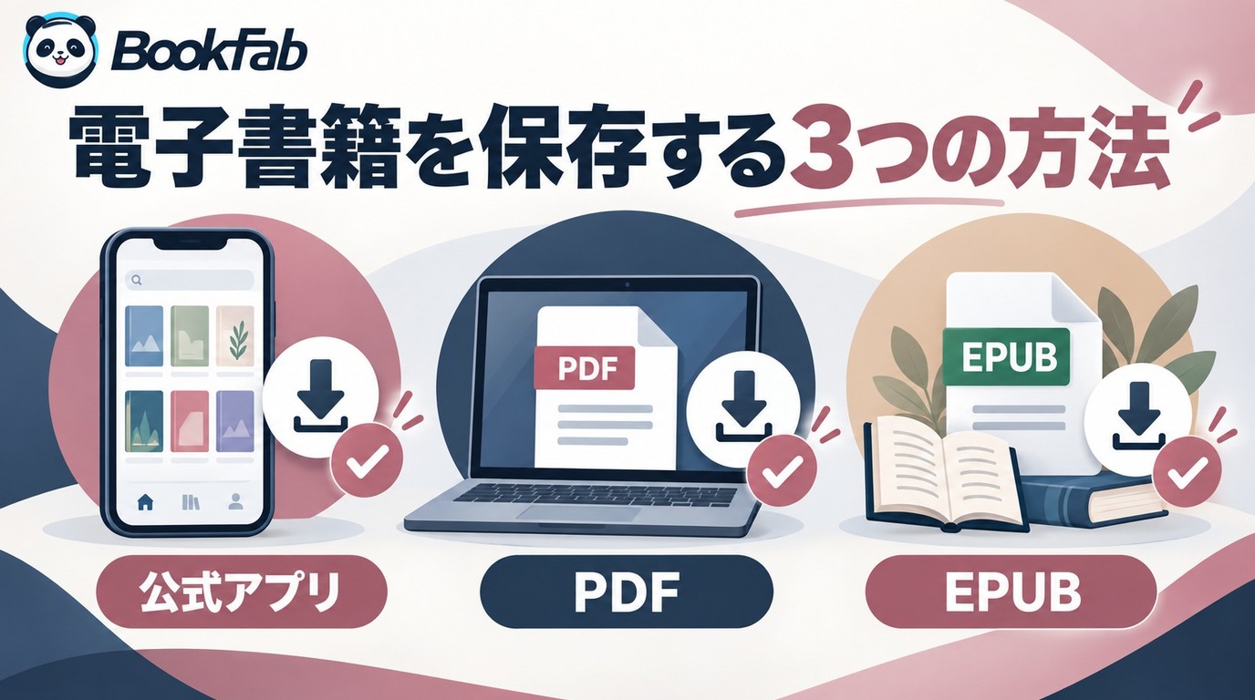 【2026年】電子書籍のダウンロード方法：保存先・オフライン・PDF/EPUBの違い