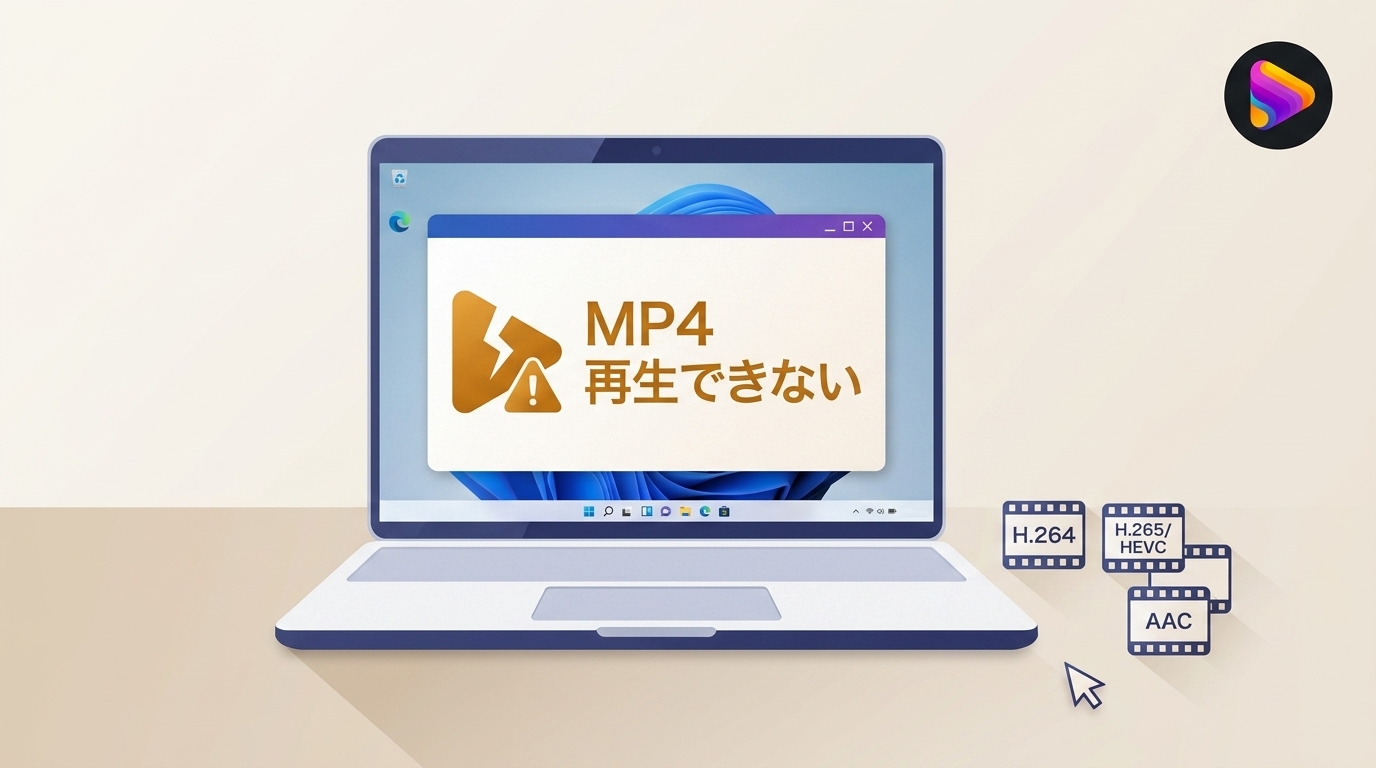 MP4が再生できない原因と対処法！コーデック・破損・プレーヤーを順に確認