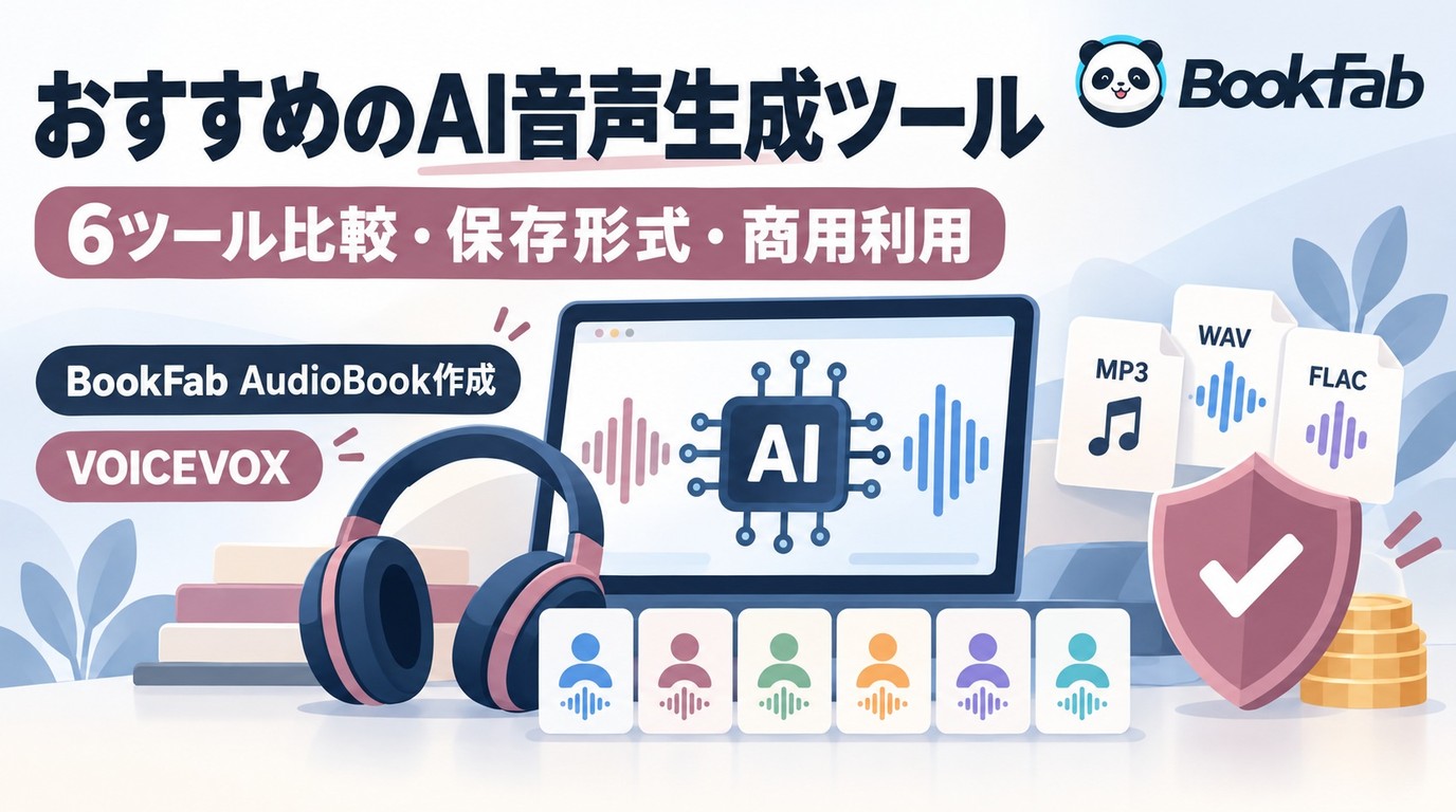 【2026最新】音声生成AIおすすめ6選 無料から日本語対応まで