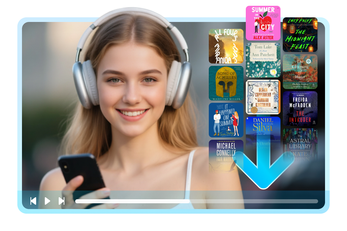 Téléchargement d'audiobook depuis la plateforme ChirpBooks