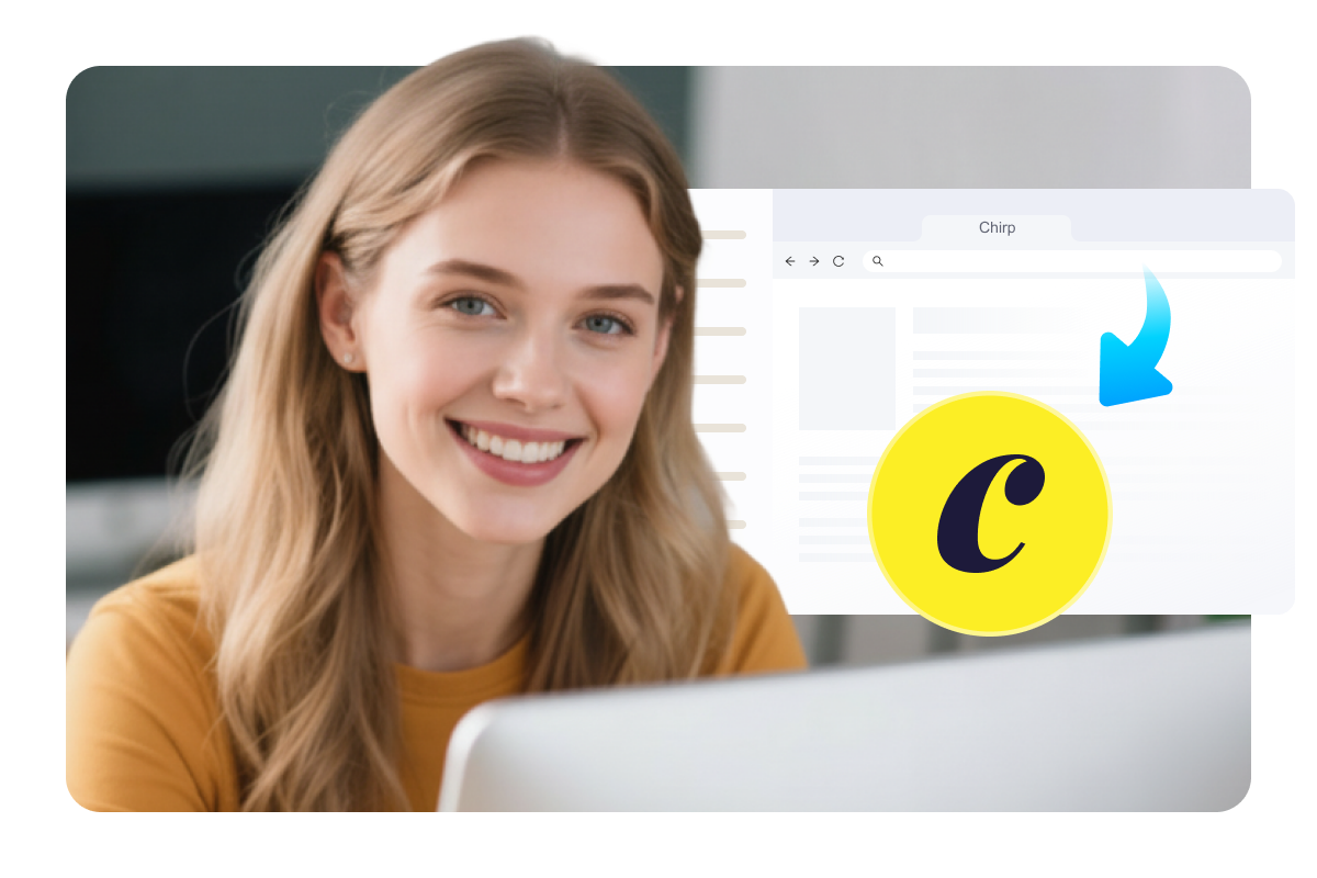 Navigateur intégré avec intégration ChirpBooks et détection automatique de chapitre