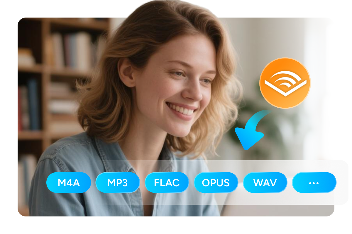將Audible轉換為多種格式