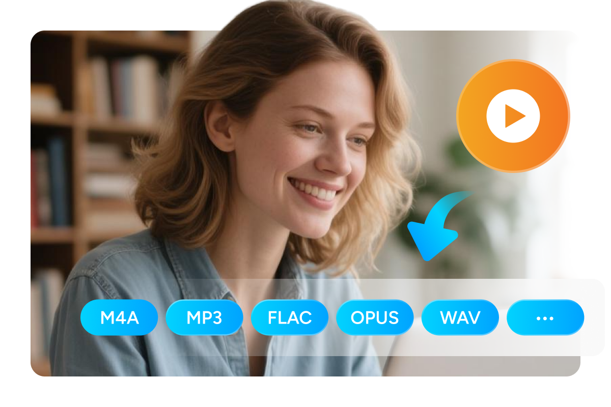 オーディオブックをオープンな形式に変換