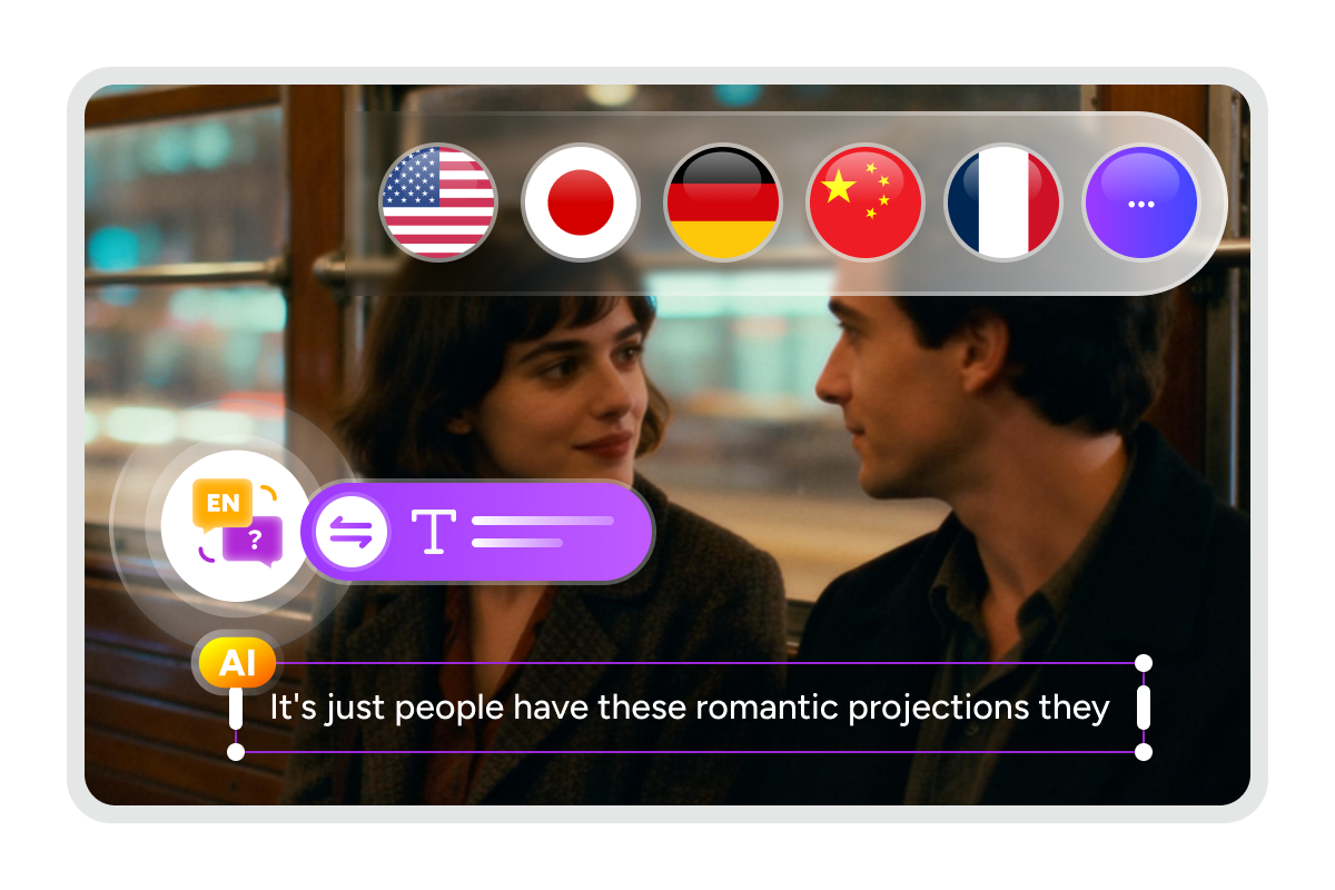 translate live subtitles into english instantly