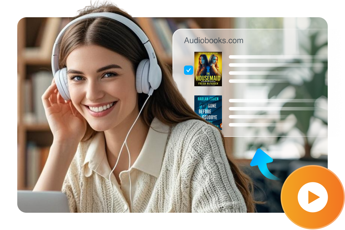 オーディオブックのメタデータをそのまま保持