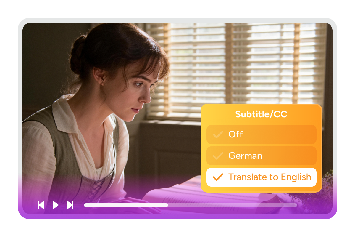 switch between original and translated subtitles