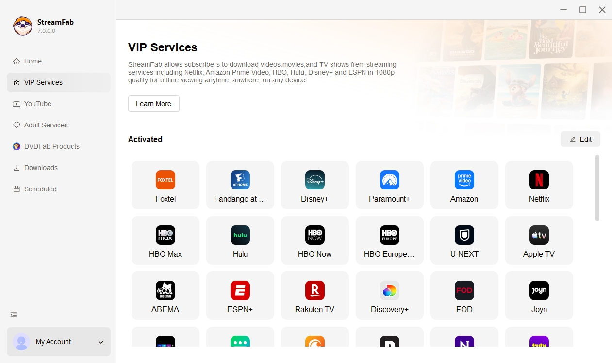 how to download from foxtel with streamfab step 1