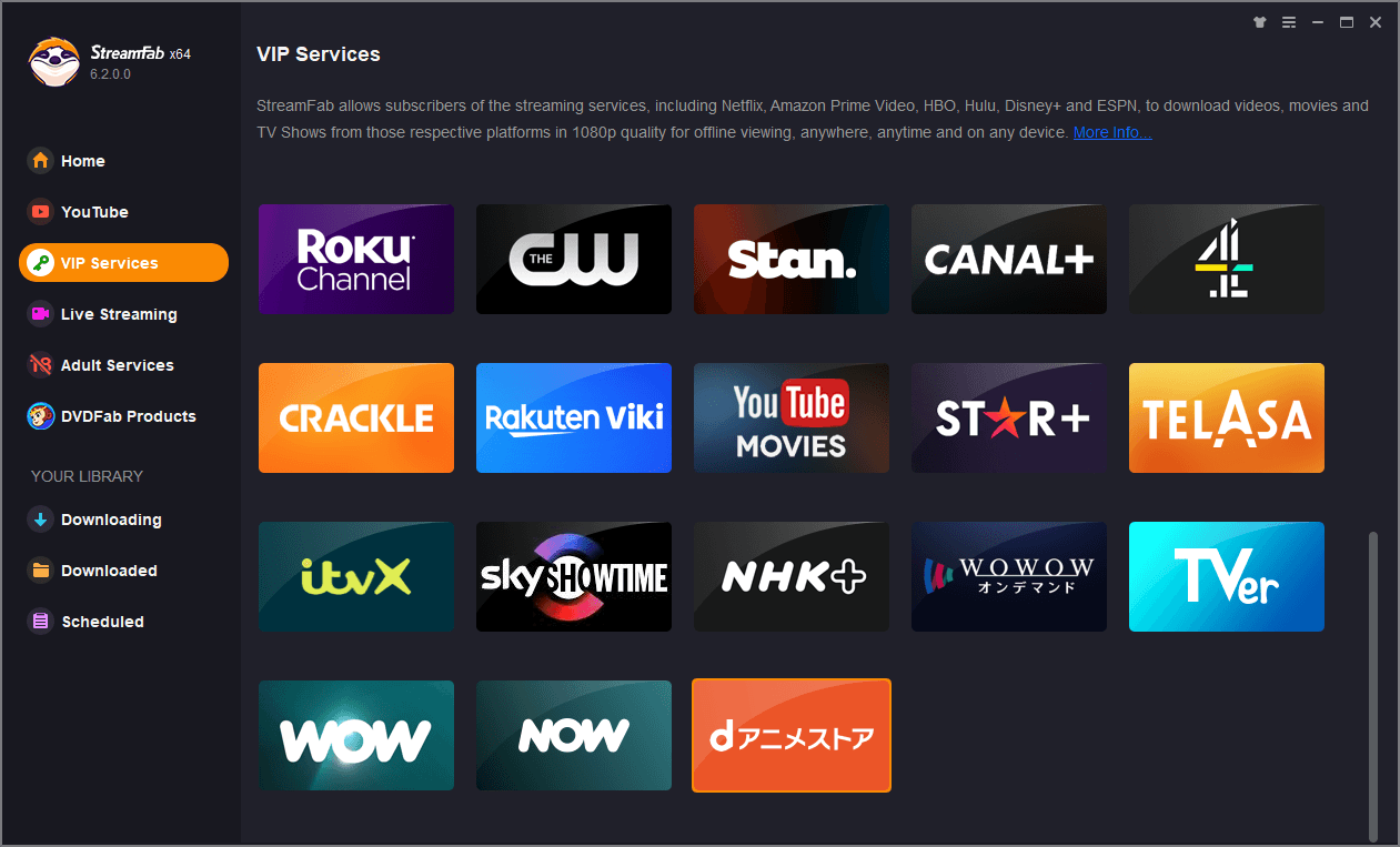 wie man streamfab danime downloader benutzt