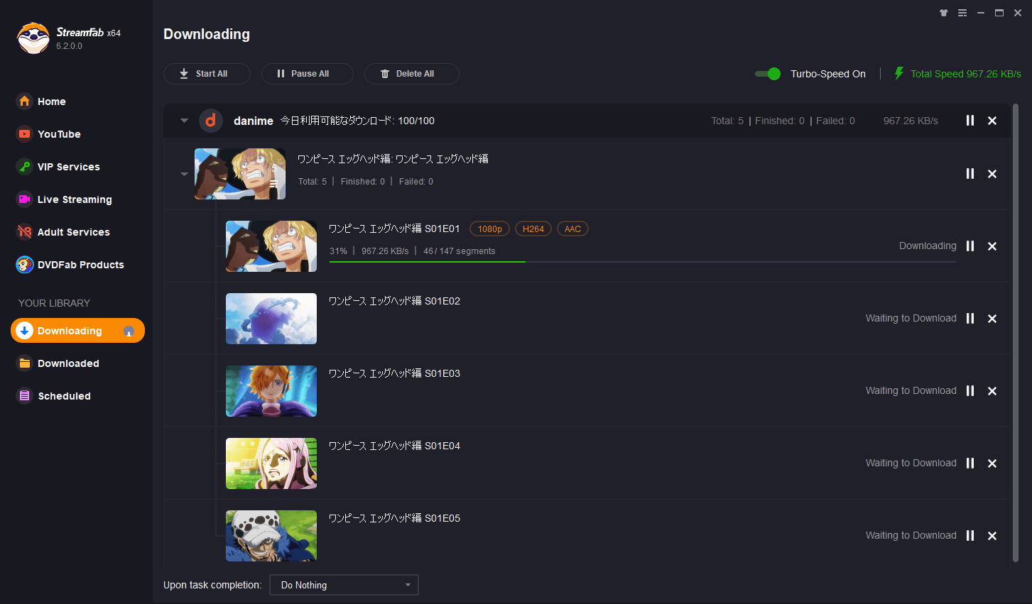wie man streamfab danime downloader benutzt