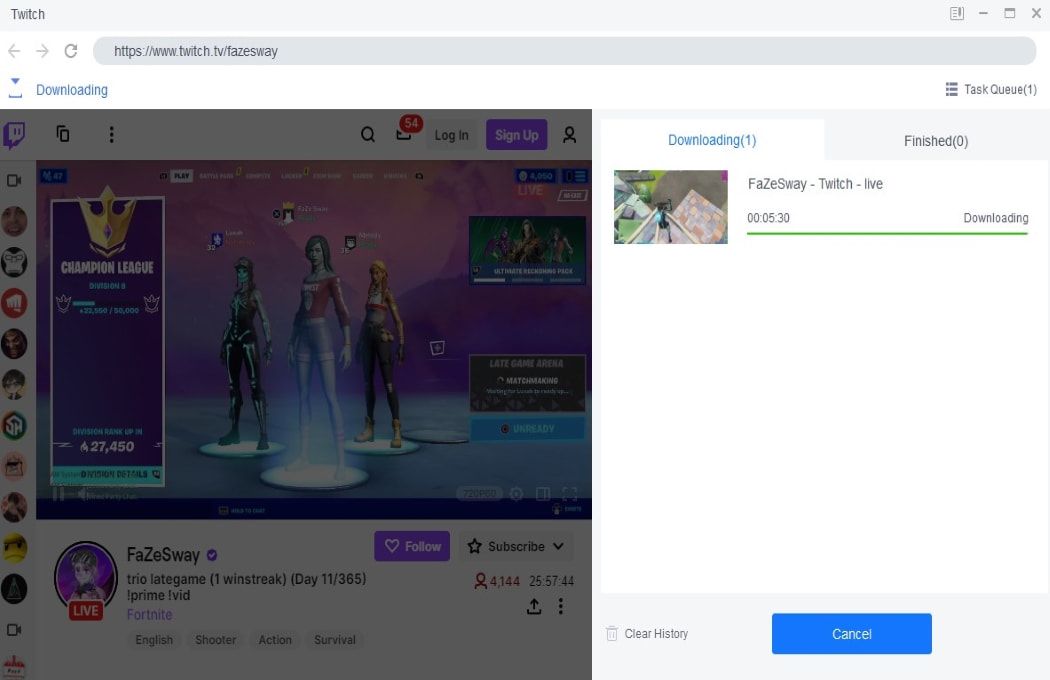 télécharger des vidéos twitch