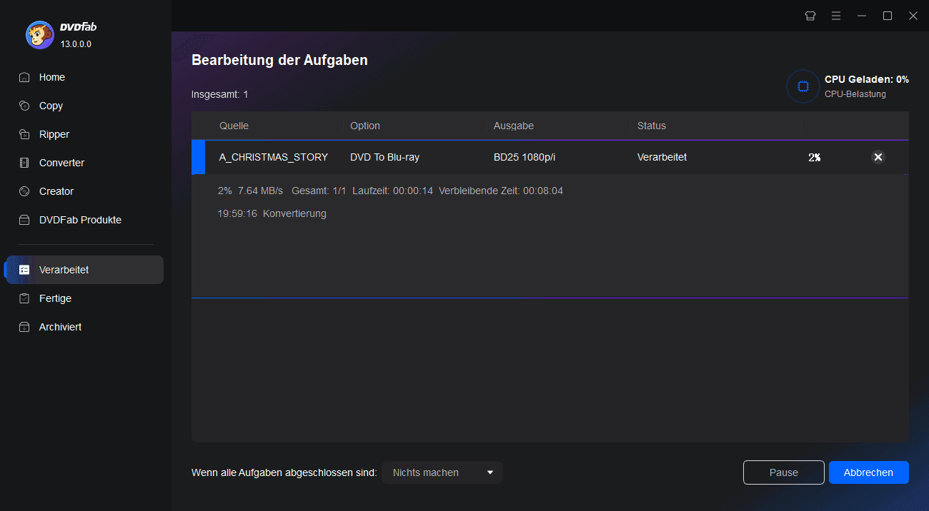 dvdfab dvd to blu-ray converter Anleitung 3