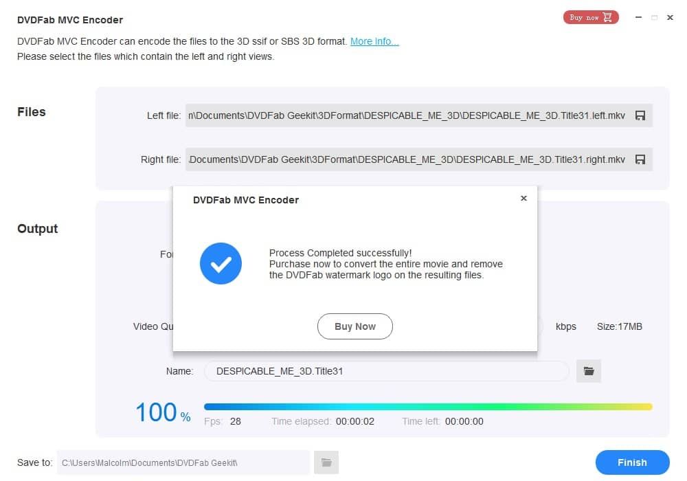 Launch DVDFab MVC Codecs and choose MVC Decoder