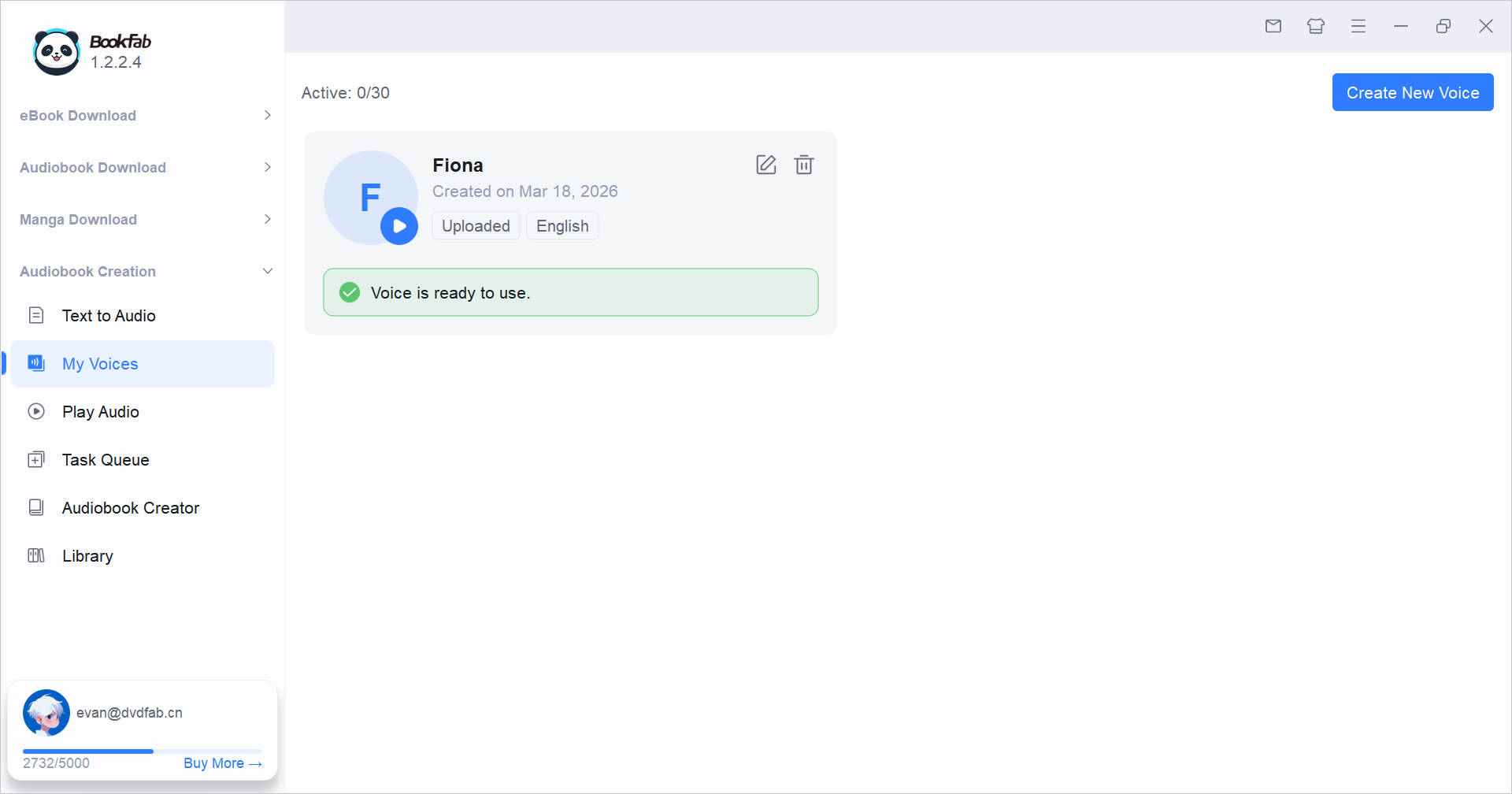 Personnaliser le profil vocal